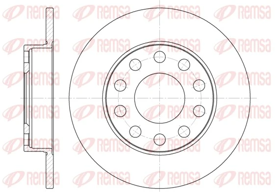 REMSA Bremsscheibe - 6753.00 - TothCarparts