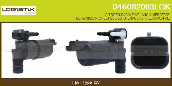 LGK Waschwasserpumpe, Scheibenreinigung - 046082003LGK - TothCarparts