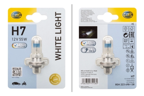 HELLA Glühlampe, Hauptscheinwerfer - 8GH 223 498-138 - TothCarparts
