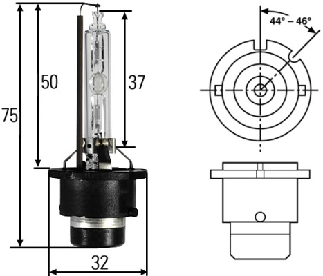 HELLA Glühlampe, Hauptscheinwerfer - 8GS 007 949-101 - TothCarparts