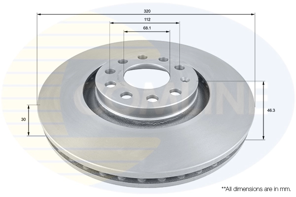 COMLINE Bremsscheibe - ADC1473V - TothCarparts