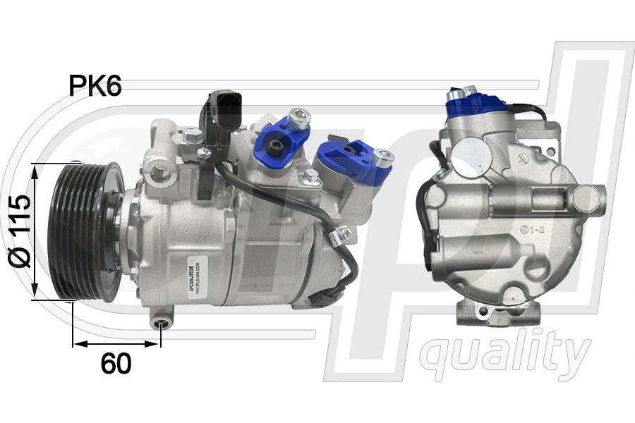 RPL QUALITY Kompressor, Klimaanlage - APCOAU5036 - TothCarparts