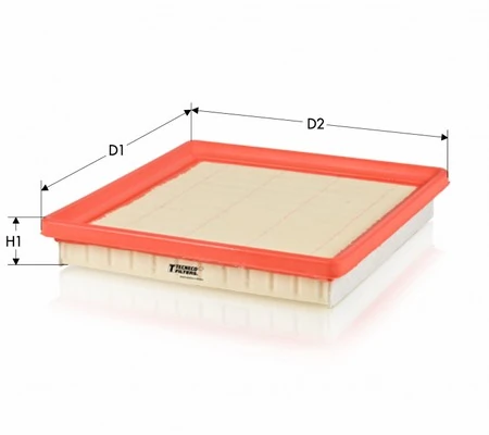 TECNECO FILTERS Luftfilter - AR288PM - TothCarparts