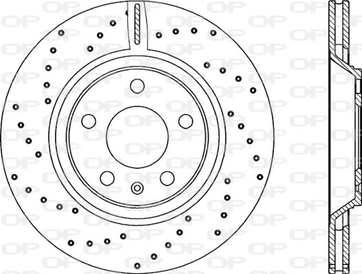 OPEN PARTS Bremsscheibe - BDRS2271.25 - TothCarparts