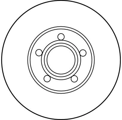 TRW Bremsscheibe - DF2652 - TothCarparts