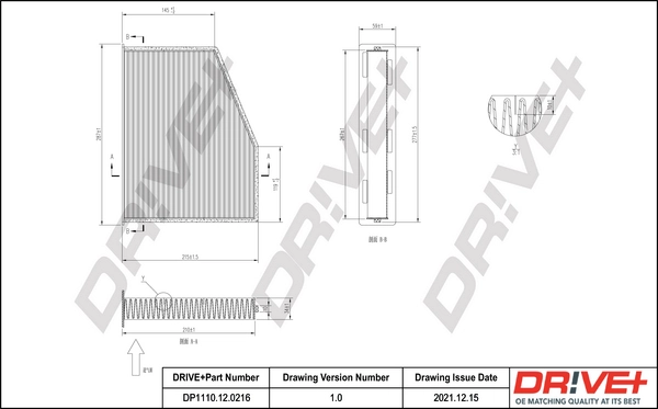 Dr!ve+ Filter, Innenraumluft - DP1110.12.0216 - TothCarparts