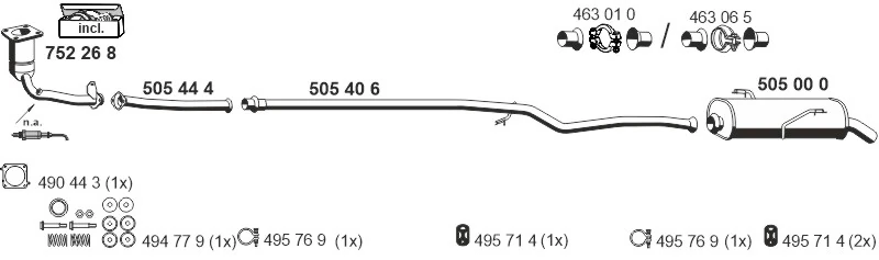 ERNST Abgasanlage - 090102 - TothCarparts