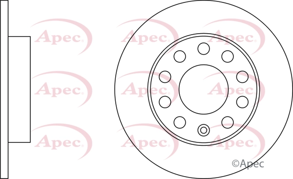 APEC Bremsscheibe - DSK2098 - TothCarparts