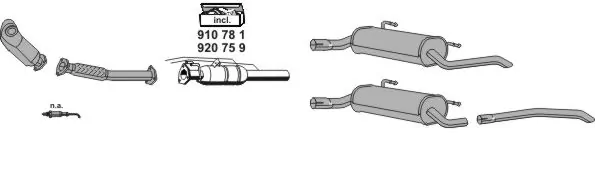 ERNST Abgasanlage - 090563 - TothCarparts