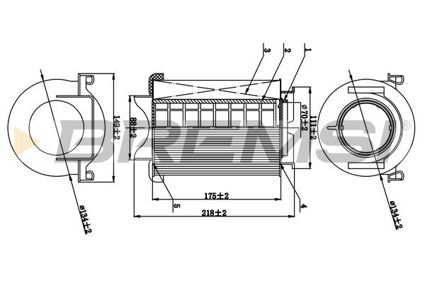BREMSI Luftfilter - FA0653 - TothCarparts
