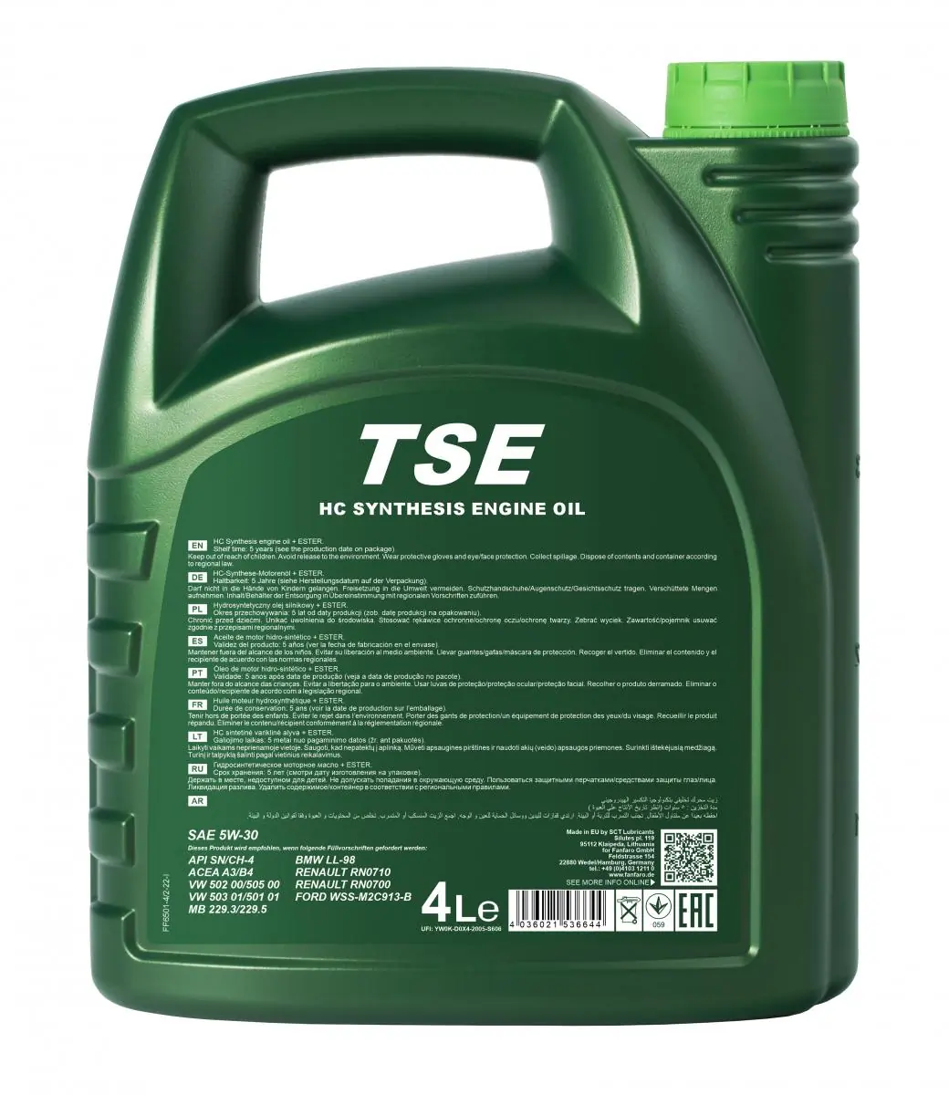 SCT - MANNOL Motoröl - FF6501-4 - TothCarparts