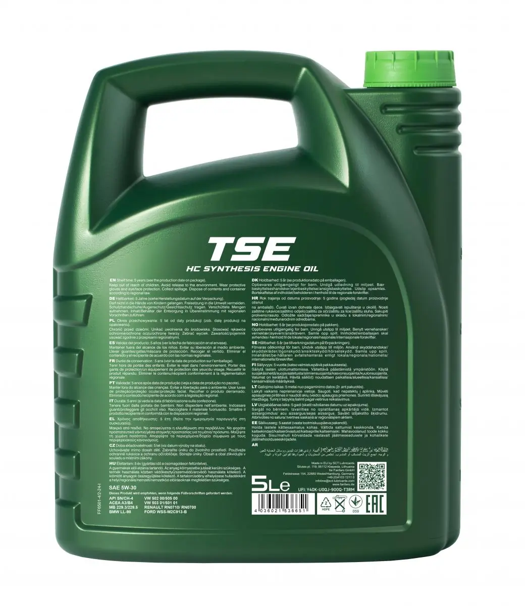 SCT - MANNOL Motoröl - FF6501-5 - TothCarparts