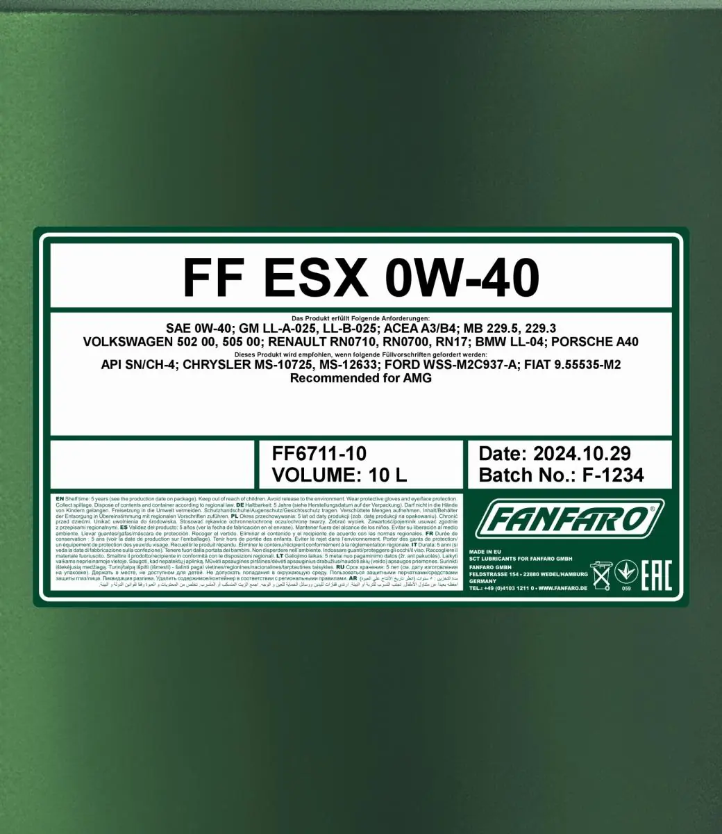 SCT - MANNOL Motoröl - FF6711-10 - TothCarparts