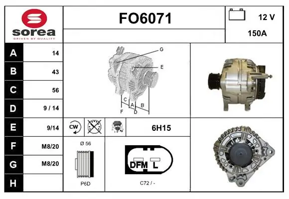 SERA Generator - FO6071 - TothCarparts
