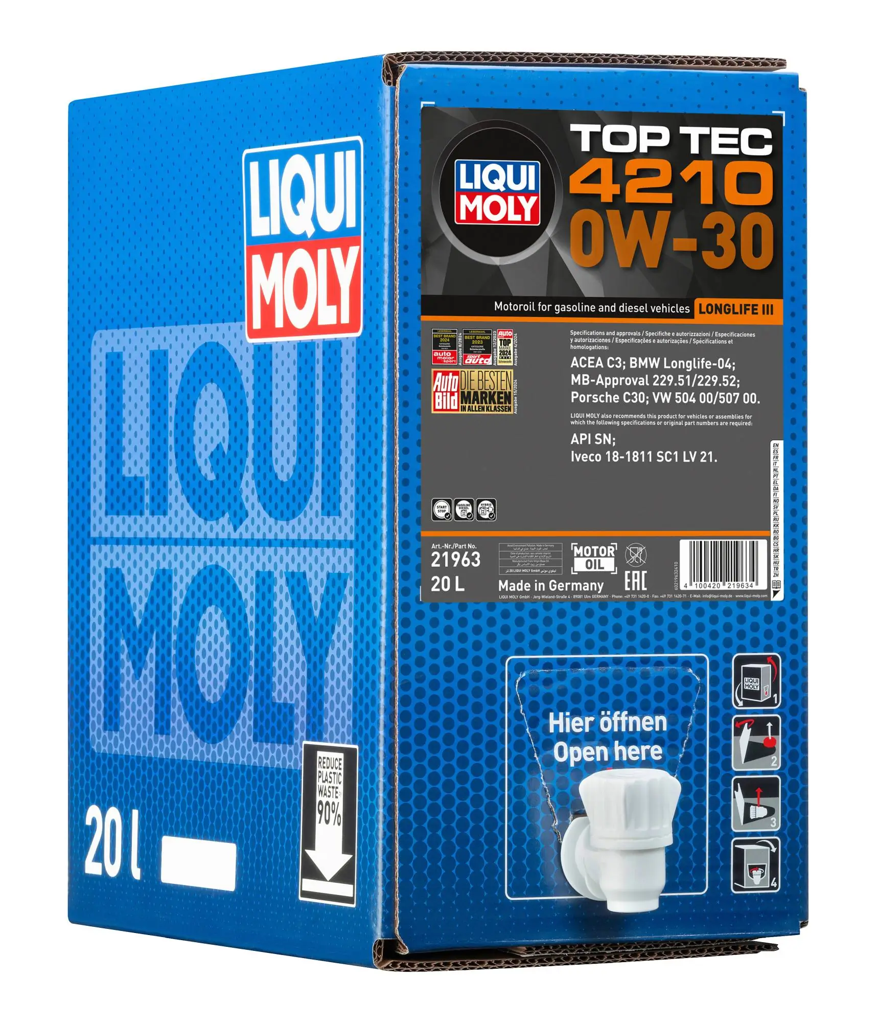 LIQUI MOLY Motoröl - 21963 - TothCarparts