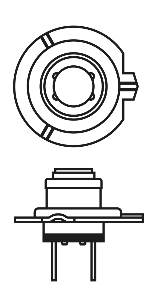BOSCH Glühlampe, Hauptscheinwerfer - 1 987 301 153 - TothCarparts