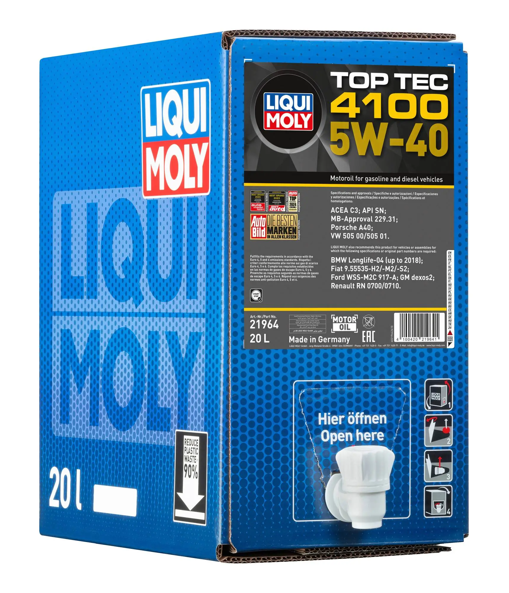 LIQUI MOLY Motoröl - 21964 - TothCarparts