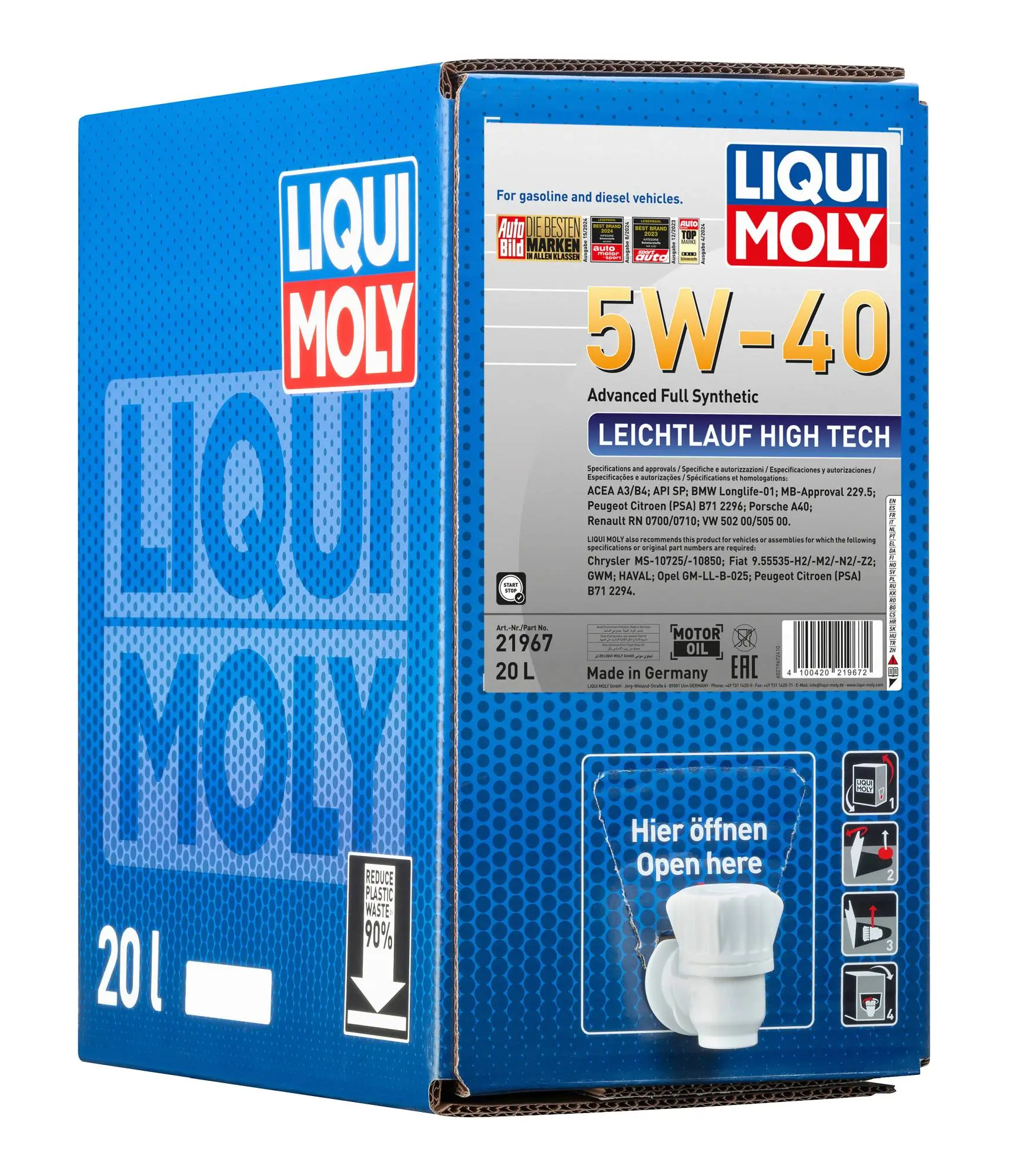 LIQUI MOLY Motoröl - 21967 - TothCarparts