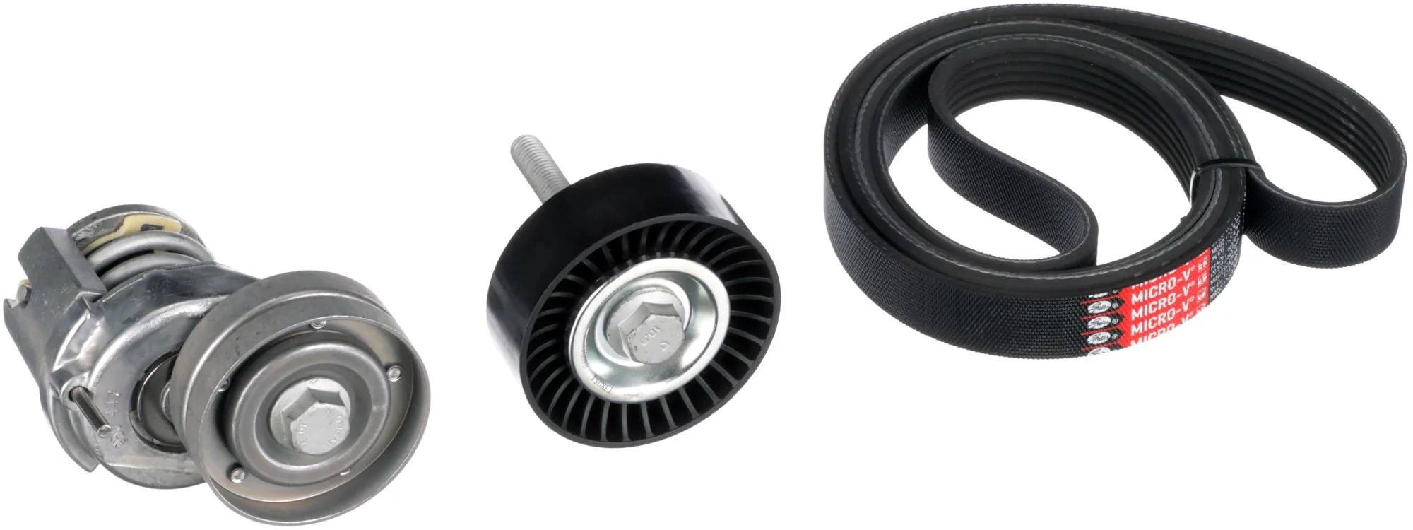 GATES Keilrippenriemensatz - K076PK1735 - TothCarparts