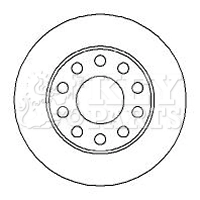 KEY PARTS Bremsscheibe - KBD4273 - TothCarparts