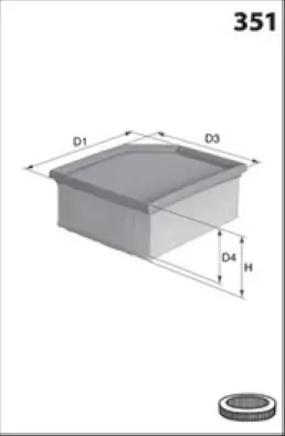 LUCAS FILTERS Luftfilter - LFAF569 - TothCarparts