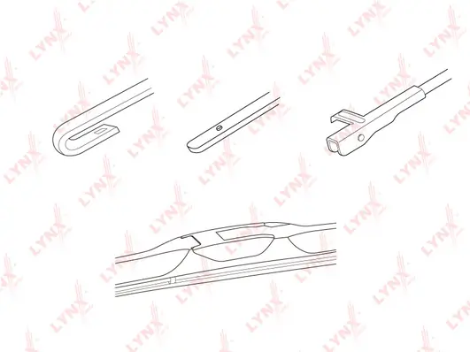 LYNXAUTO Wischblatt - LX450 - TothCarparts