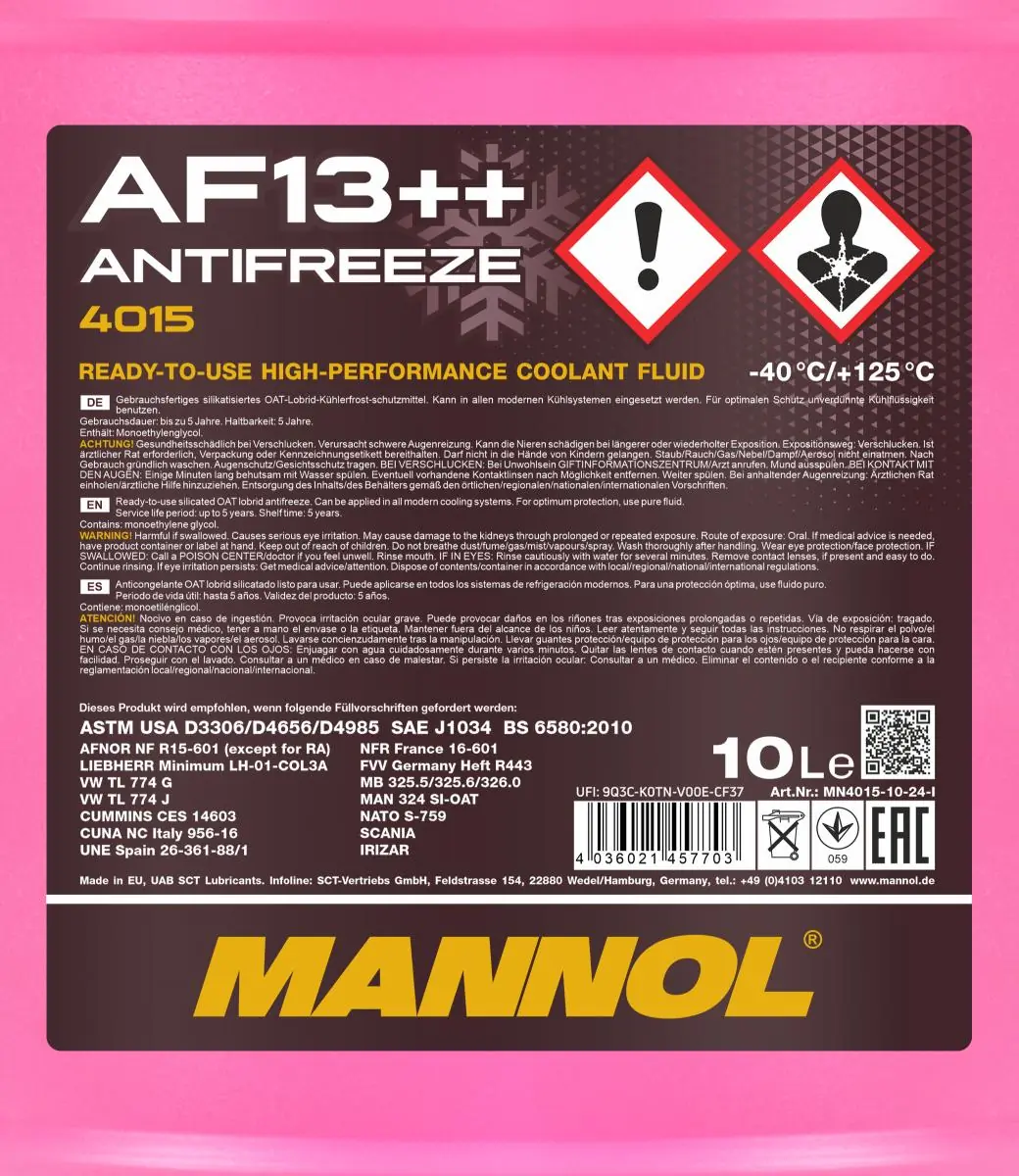 SCT - MANNOL Frostschutz - MN4015-10 - TothCarparts