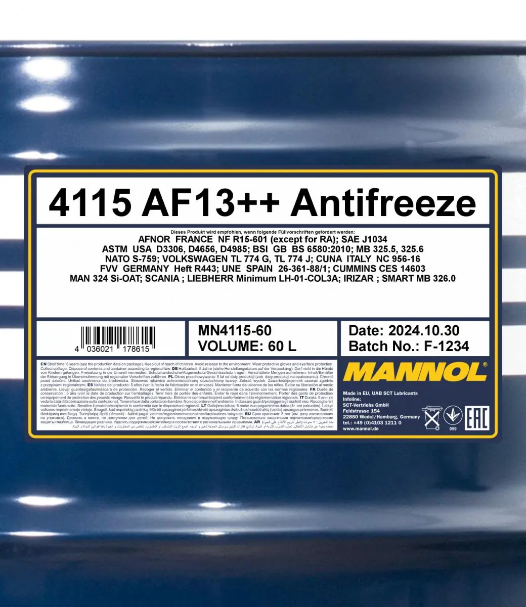 SCT - MANNOL Frostschutz - MN4115-60 - TothCarparts