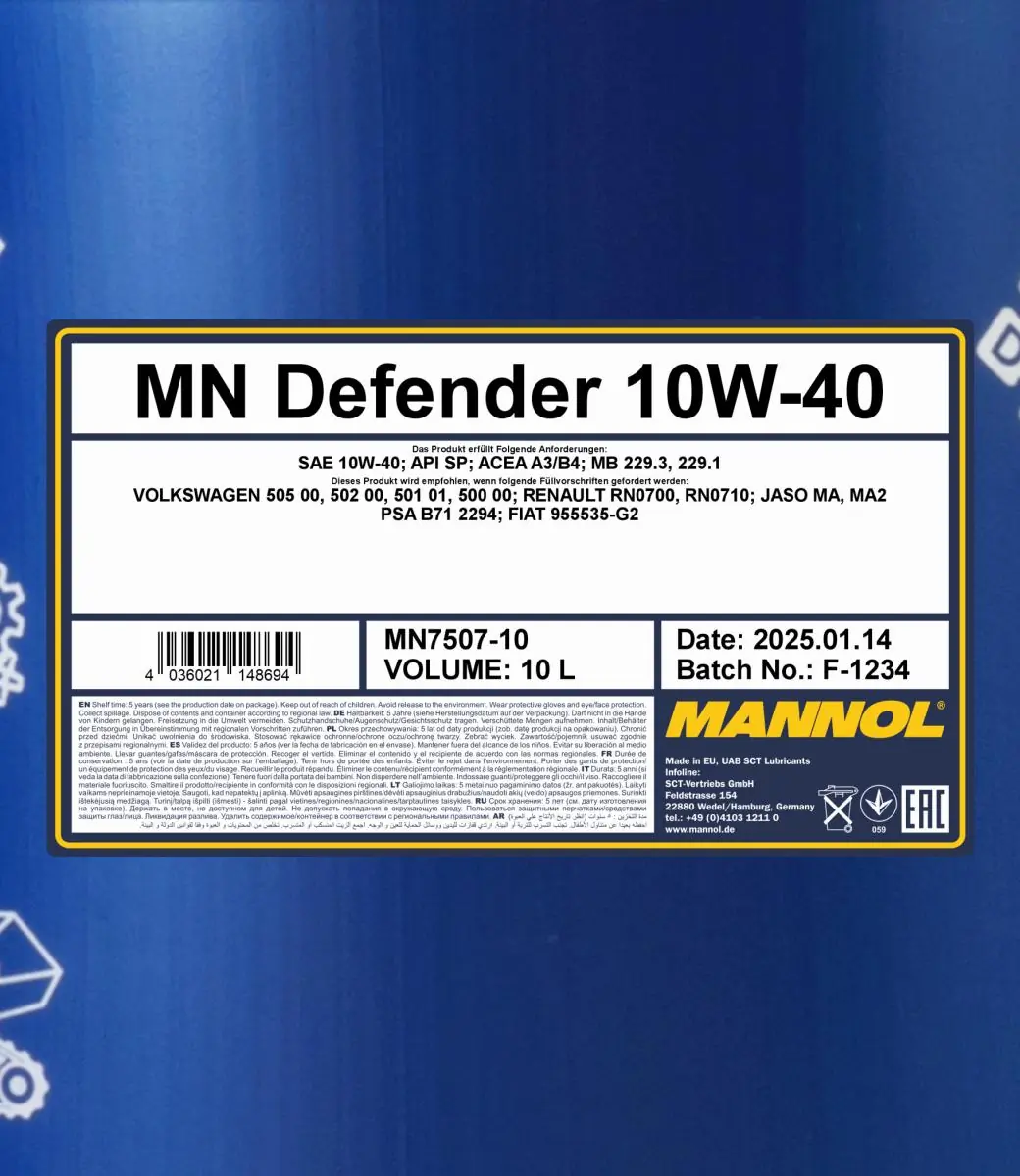 SCT - MANNOL Motoröl - MN7507-10 - TothCarparts