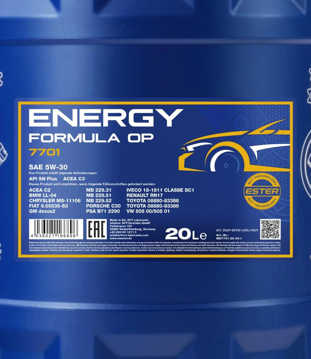 SCT - MANNOL Motoröl - MN7701-20 - TothCarparts