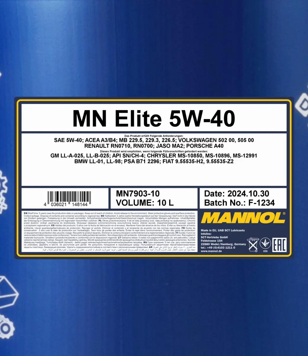 SCT - MANNOL Motoröl - MN7903-10 - TothCarparts