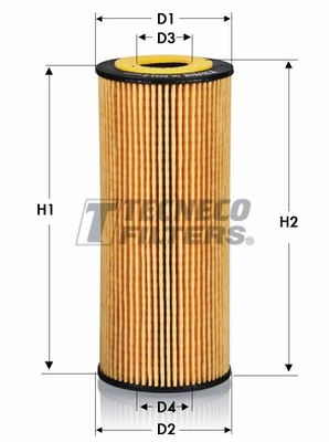 TECNECO FILTERS Ölfilter - OL0204E - TothCarparts