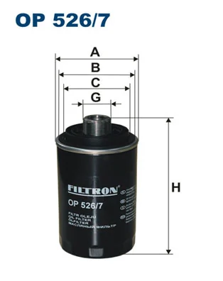 FILTRON Ölfilter - OP 526/7 - TothCarparts