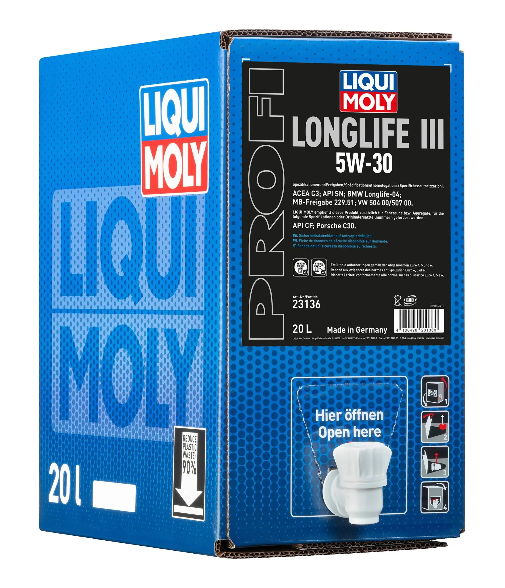 LIQUI MOLY Motoröl - 23136 - TothCarparts