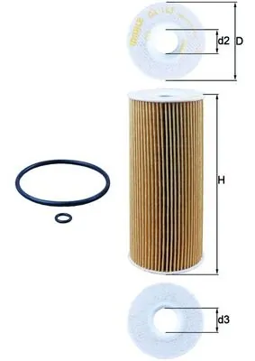 KNECHT Ölfilter - OX 143D - TothCarparts