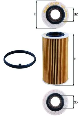 KNECHT Ölfilter - OX 379D - TothCarparts