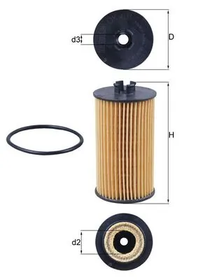 KNECHT Ölfilter - OX 401D - TothCarparts