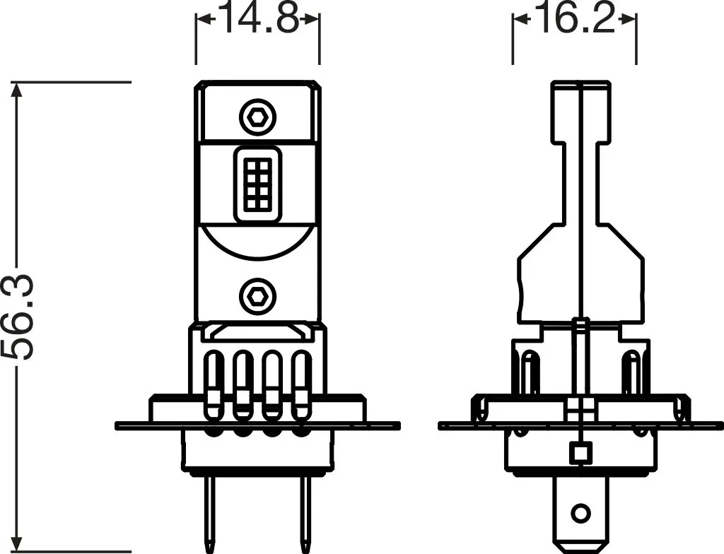 ams-OSRAM Glühlampe, Hauptscheinwerfer - 64210DWESY2-2HB - TothCarparts