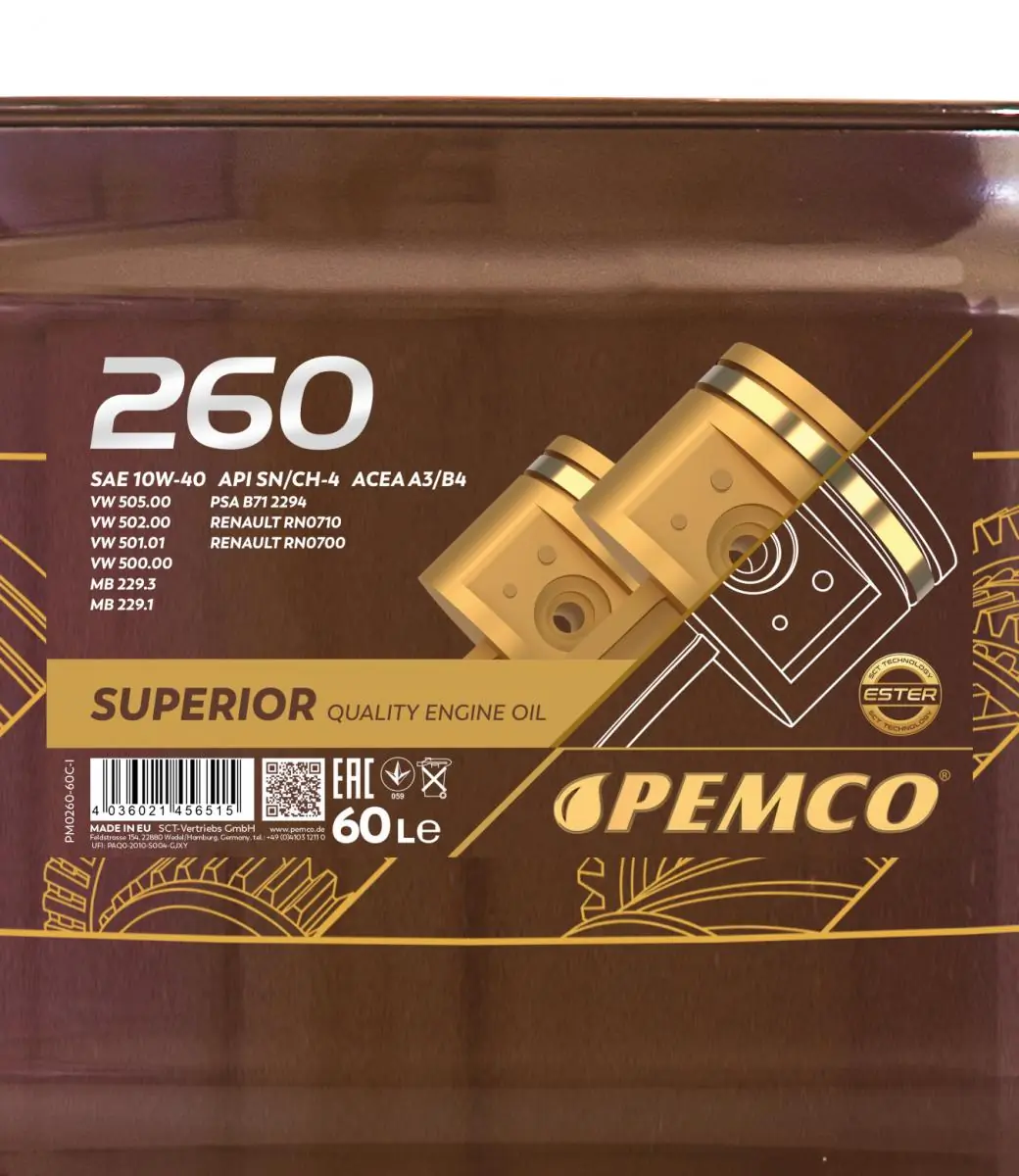 SCT - MANNOL Motoröl - PM0260-60 - TothCarparts