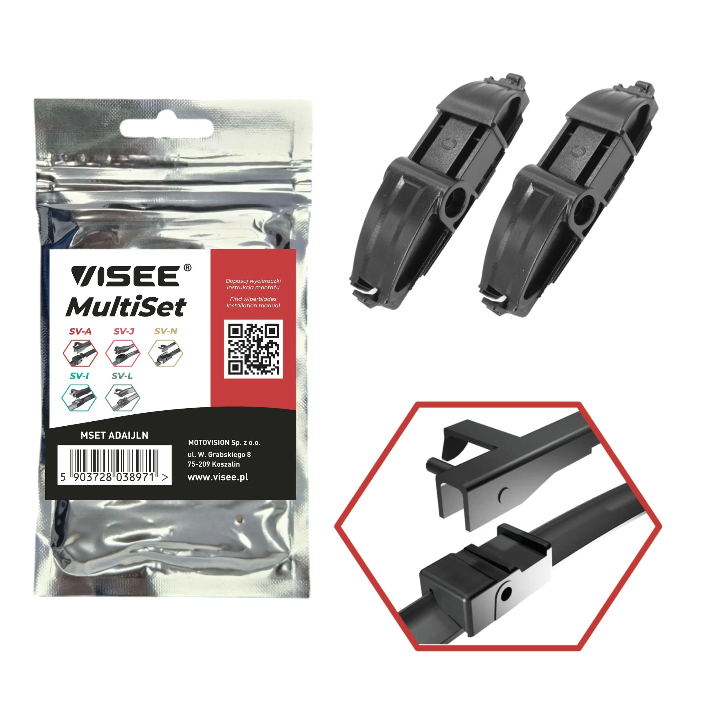 VISEE Wischblatt - MSET ADAIJLN - TothCarparts