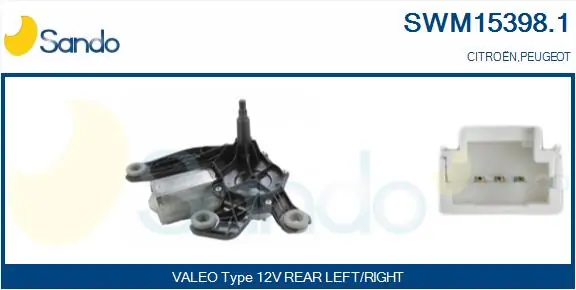 SANDO Wischermotor - SWM15398.1 - TothCarparts
