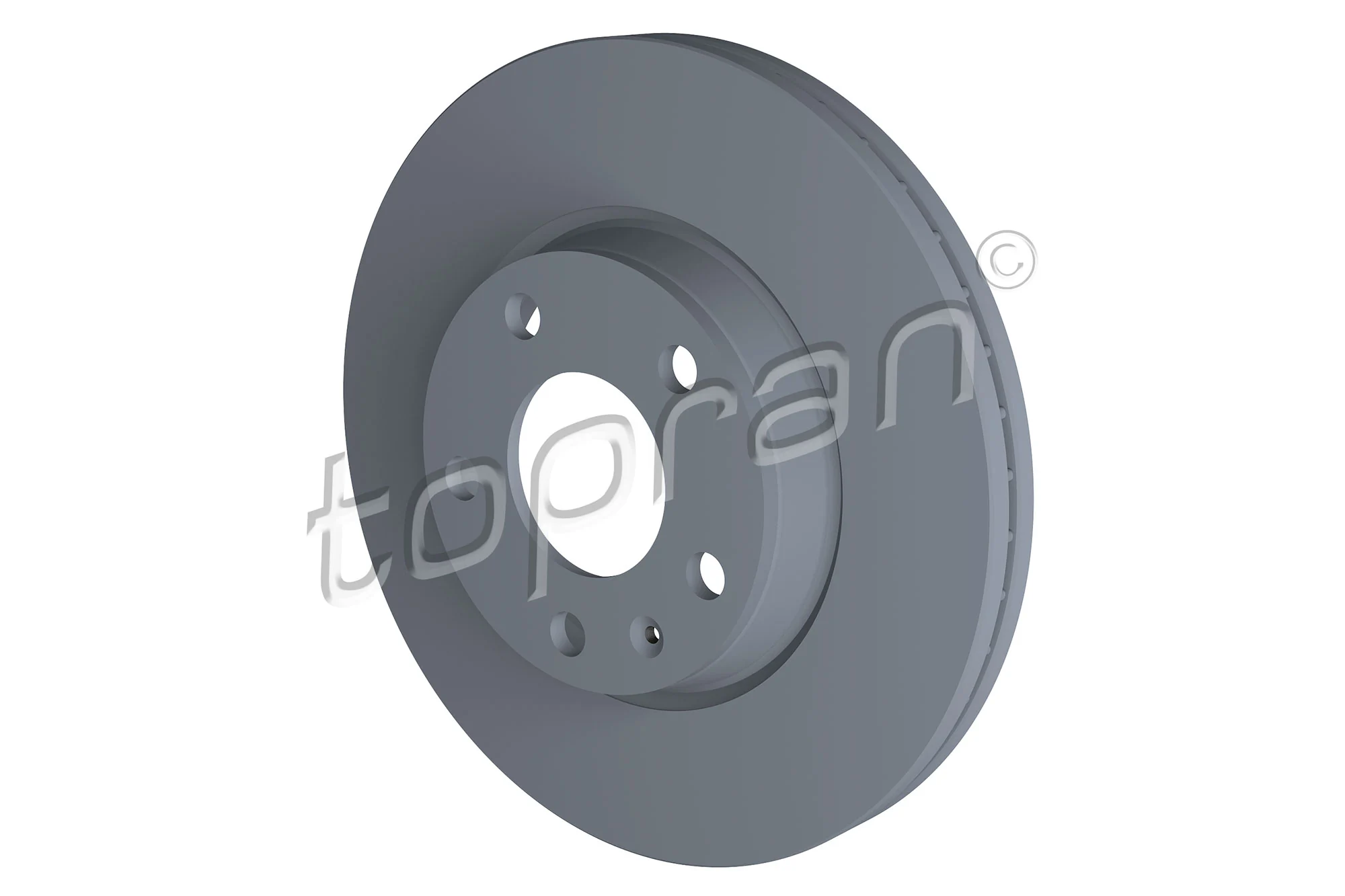TOPRAN Bremsscheibe - 107 684 - TothCarparts