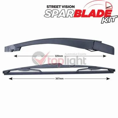 AE TOPLIGHT Wischarm-Satz, Scheibenreinigung - TRA-C831 - TothCarparts