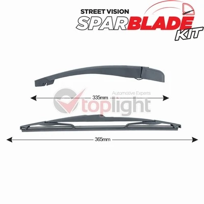 AE TOPLIGHT Wischarm-Satz, Scheibenreinigung - TRA-P134 - TothCarparts