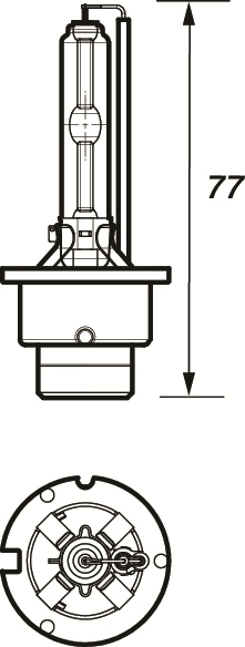 MOTAQUIP Glühlampe, Hauptscheinwerfer - VBUD2S - TothCarparts