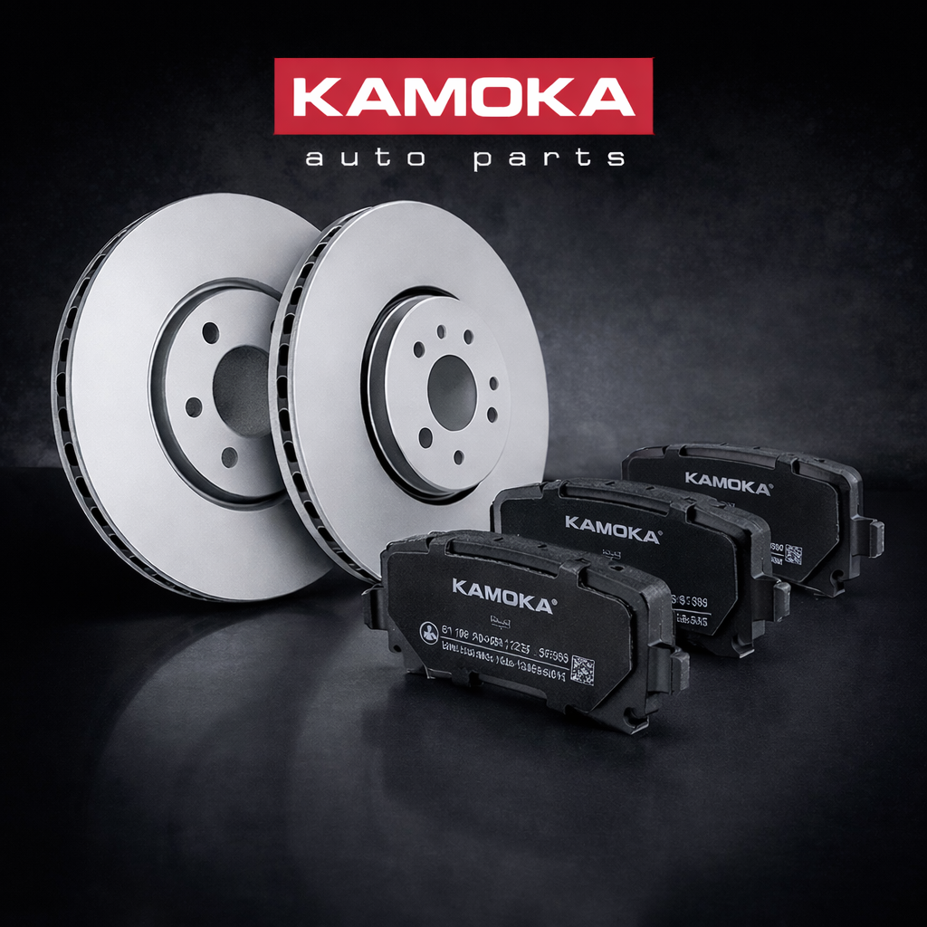 KAMOKA Első Tengely Fékcsomag - Tárcsa + Betét Közepes Autók) - TCP-KMK-FRONT-MID-01 - TothCarparts