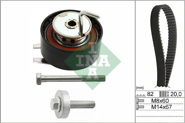 WILMINK GROUP Fogasszíjkészlet - WG1809863 - TothCarparts