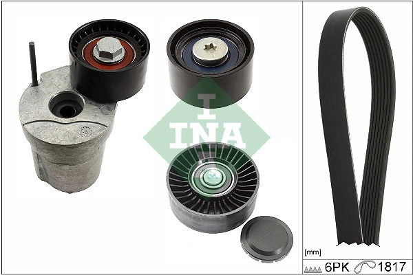 WILMINK GROUP hosszbordás szíj készlet - WG1910458 - TothCarparts