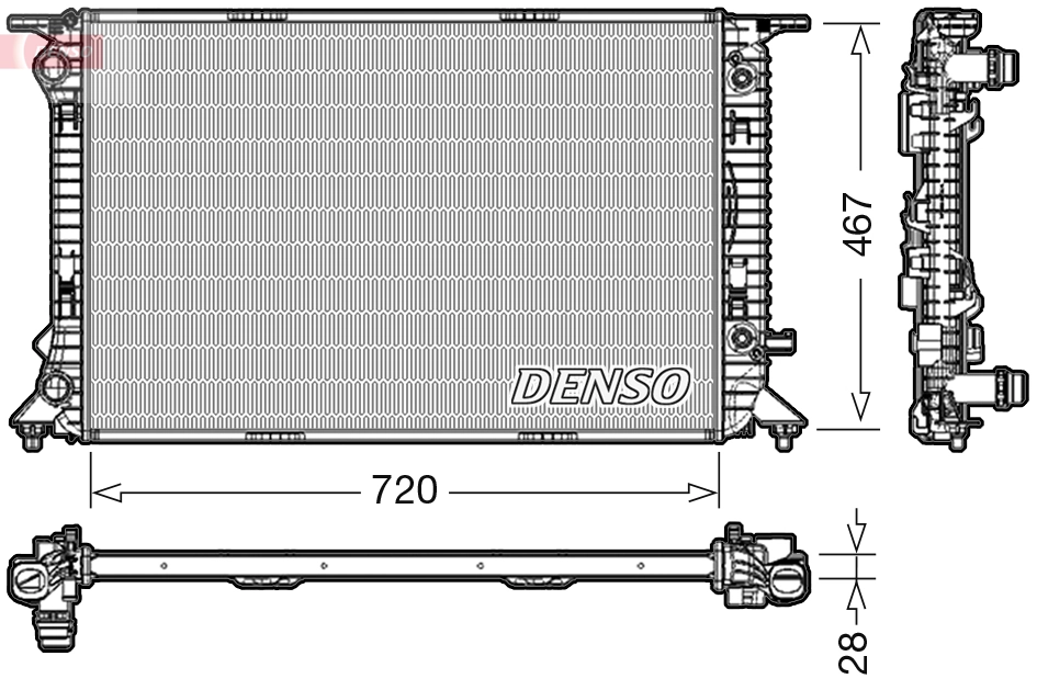 WILMINK GROUP hűtő, motorhűtés - WG1918823 - TothCarparts