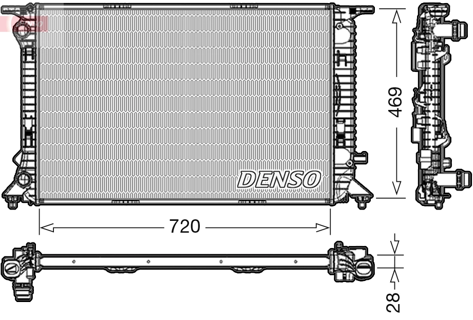 WILMINK GROUP hűtő, motorhűtés - WG1918824 - TothCarparts